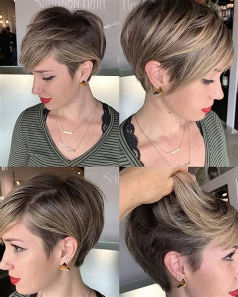 Undercut Pixie Haircut with Side-Swept Bangs