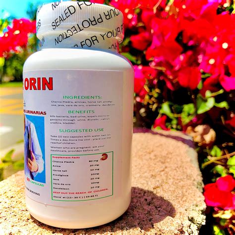 MAL DE ORÍN 60 Capsulas 1,000 mg – Medicinas Naturales