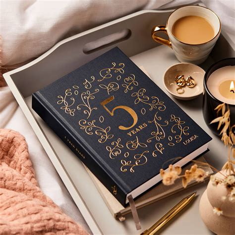 Personalised Five Year Diary By Martha Brook