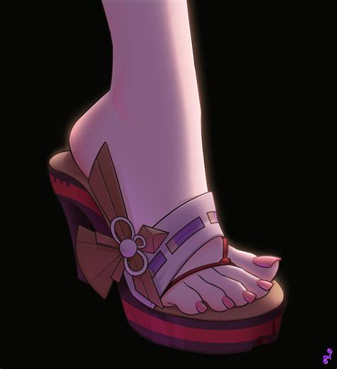 Yae Miko’s beautiful feet~ : r/AnimeFeets