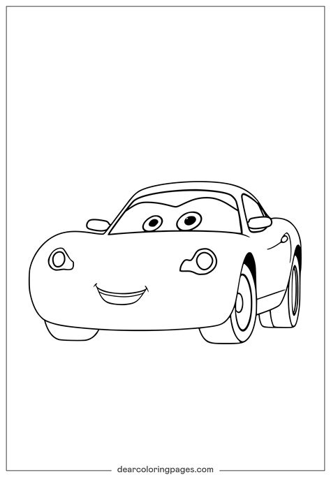 Cars Coloring Pages - 6 Free Printable Coloring Pages