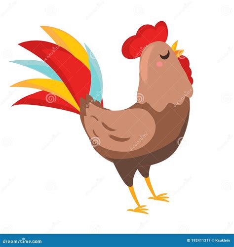 Cartoon Cock. Vector Illustration | CartoonDealer.com #86705752