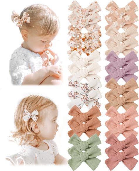 Amazon.com: Izycoon Baby Hair Clips - 24 Pcs Fully Lined Hair Clips ...
