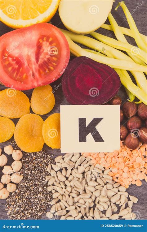 Healthy Eating Containing Natural Potassium, Vitamin K, Minerals and ...