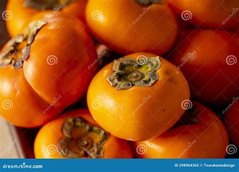 Kaki,the Japanese Persimmon Fruit. Stock Image - Image of fresh, fruit ...