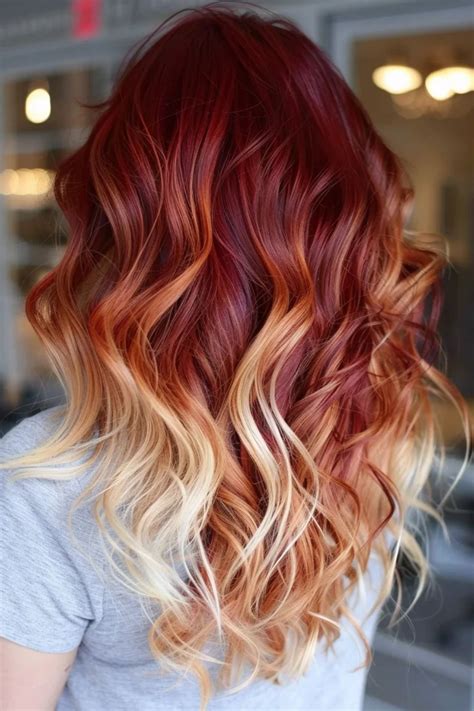 30 Red Hair With Blonde Highlights Looks for Every Season | Red blonde ...