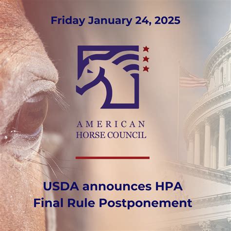 Horse Protection Act Enforcement Delayed Until April 2, 2025 - Paulick ...