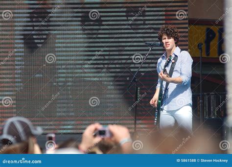 Jonas Brothers - Nick editorial stock photo. Image of host - 5861588