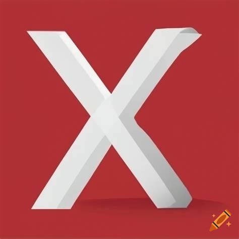 Red White X Logo