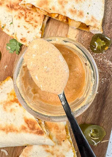 Copycat Taco Bell Quesadilla Sauce - The Effortless Cook