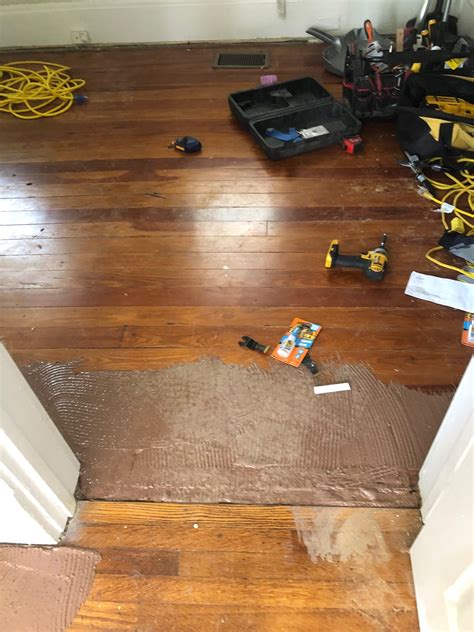 Acacia Wood Flooring Installation in Historic Riverside