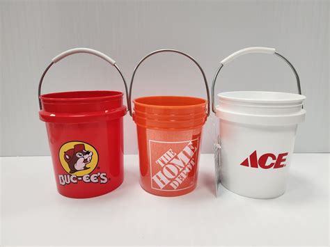 Buc-ee’s, Home Depot, & ACE Hardware Mini Bucket 3 Pack HTF | eBay