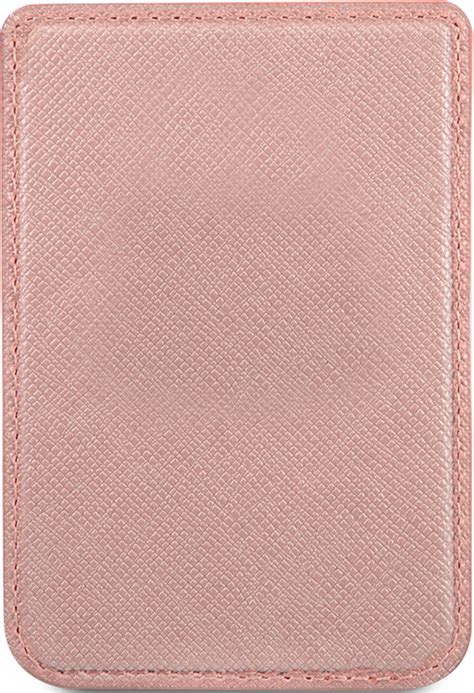 Картхолдер Guess Wallet Cardslot Magsafe Saffiano Script logo Розовый ...