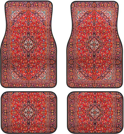 Car Floor Mats Set of 4,Antique Oriental Turkish Persian Carpet Front ...