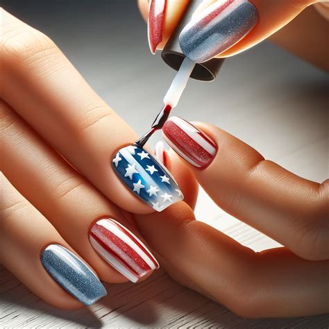 Struggling with Nail Art? Here's How to Perfect Classic American Flag ...
