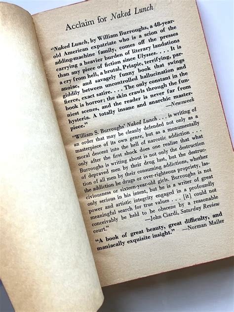 Naked Lunch | William S. BURROUGHS | First Paperback Edition