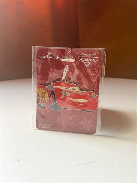 Hallmark Disney Cars Lightning Mcqueen Metal Christmas Tree Hanging ...