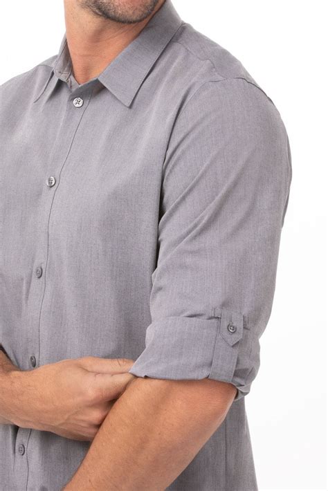 Modern Chambray Men's Dress Shirt – Chef Works