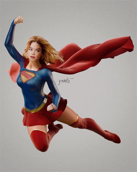 Milly Alcock as Supergirl (concept art by Jobhutz) by jobhutz on DeviantArt