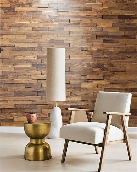 Modern Walnut Wood Paneling