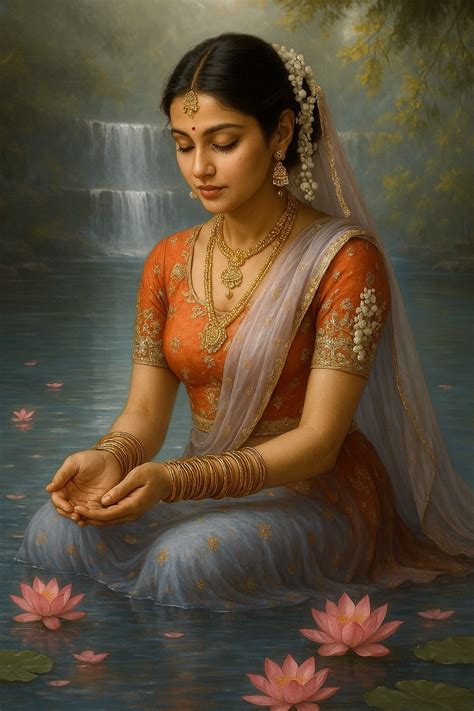 Pin by Ritu Bhati on Oil paintings | Indian women painting, Digital art girl, Woman painting