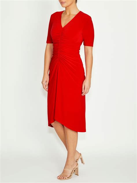 Women's Jersey Dress in Red | Valentina