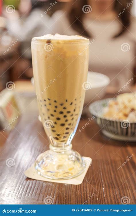 Pearl Milk Tea with Tapioca Ball, Famous Taiwanese Bubble Tea of Taiwan ...