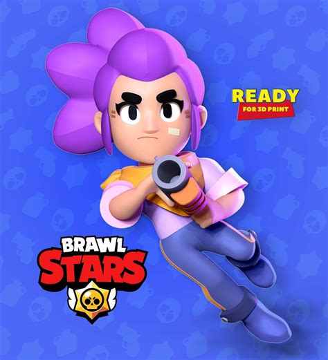 Shelly - Brawl Stars 3D Model by Sinh Nguyen