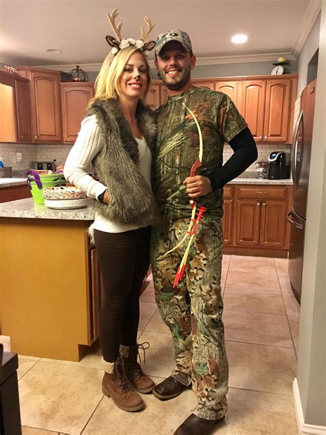 Couples Halloween Costume Deer and Hunter | Halloween costume contest ...