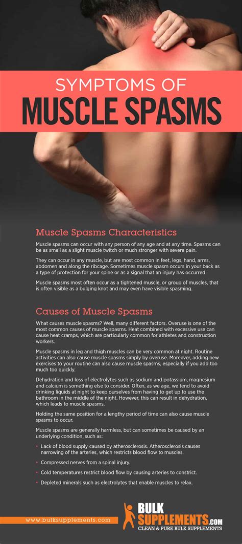 Muscle Spasms: Symptoms, Causes & Treatment