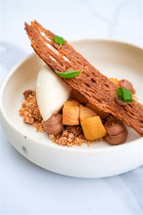 Perfectly balanced plated desserts | Fine dining desserts, Plated ...