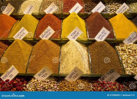 Spice At Bazaar In Istanbul Stock Photography | CartoonDealer.com ...