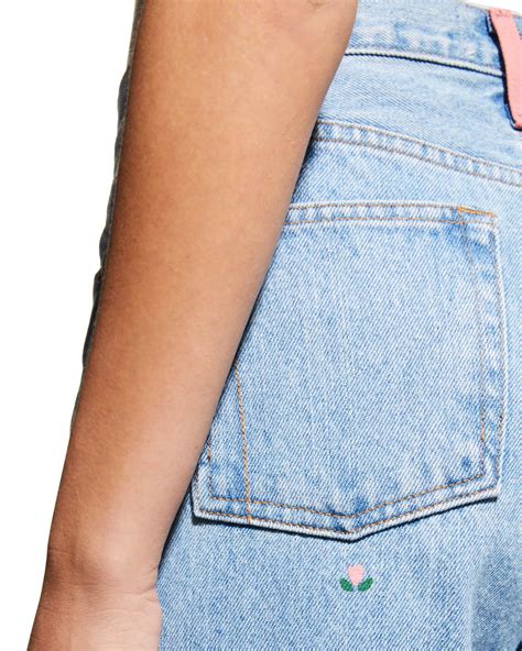 Still Here Baby Flower Tate Straight-Leg Embroidered Jeans | Neiman Marcus