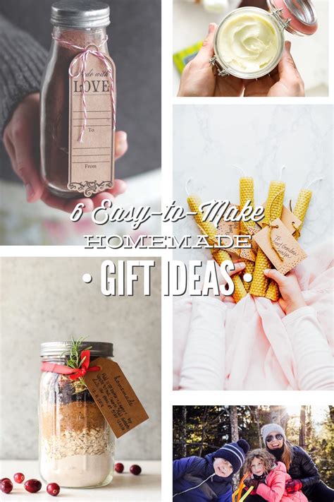 6 Easy Homemade Gift Ideas - Live Simply