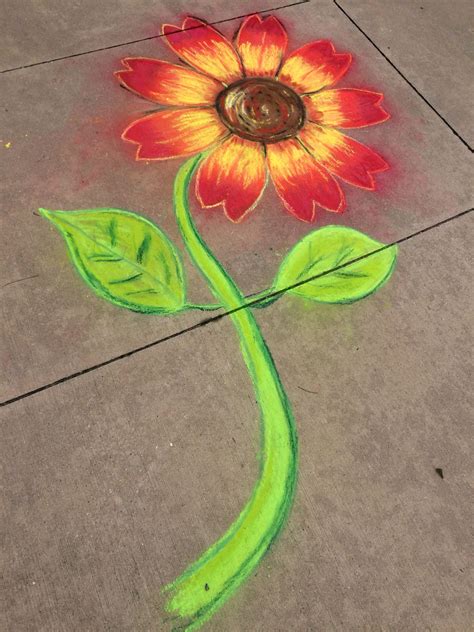 Flower Chalk Art by Christi Martin