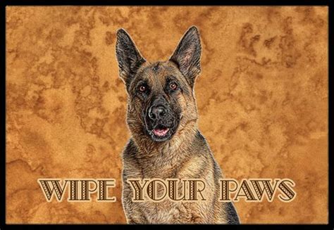 Amazon.com: The German Shepherds Door Mat, We Know You are Here Dogs ...