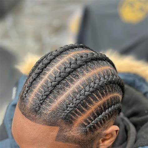 The 19 Best Box Braid Styles for Men | Cornrow braids men, Cornrow ...
