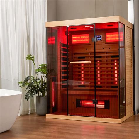 Sauna infrarroja lejana, sauna doméstica para 2-3 Chile | Ubuy