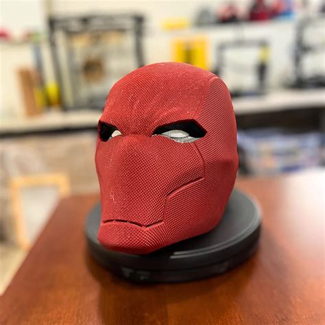 3D Printed Red Hood Helmet: Comic Book Cosplay Prop - Etsy UK
