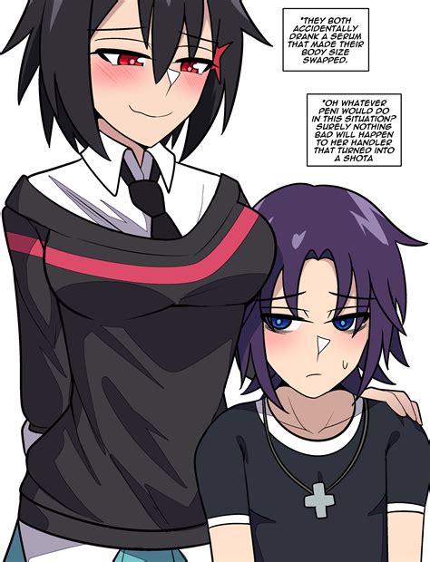 Safebooru - 1boy 1girl absurdres age comparison age difference age ...