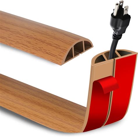 Amazon.com: 10FT Cord Cover Floor Self Adhesive Floor Cable Management ...