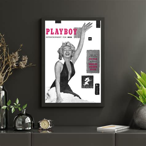Marilyn Monroe Playboy 1953 Poster - Scanned From Original Magazine ...