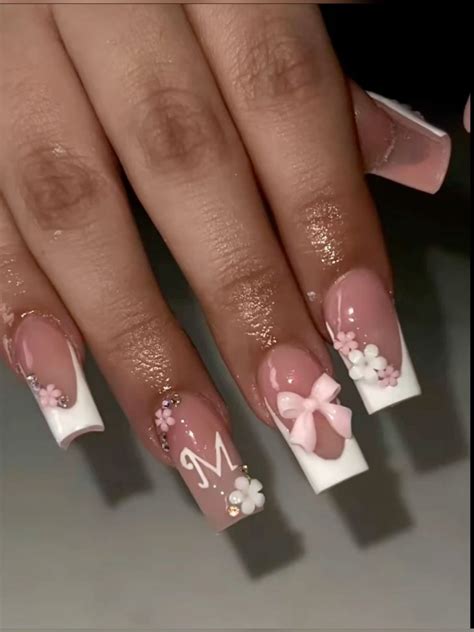 "Trendy Nail Inspo Ideas" | Acrylic nail designs classy, Pink acrylic ...