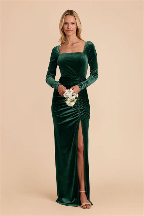 Green velvet dresses for wedding 60 photos - Astyledwedding.com