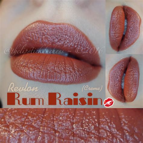 Revlon rum raisin iced mocha choco liscious super lustrous lipsticks ...