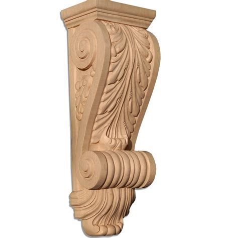 wood corbel - hand-carved - Austin Wood Corbels - Inviting Home