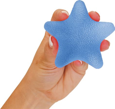 HAND SQUEEZE STAR MEDIUM BLUE - Jackson Medical Supply