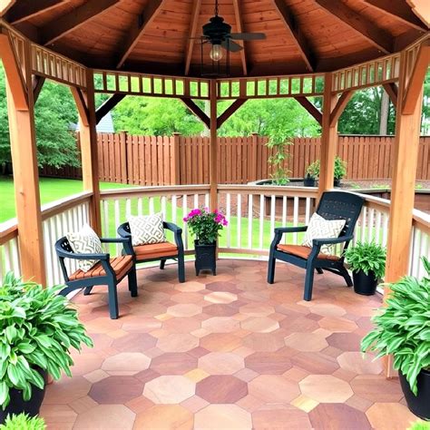 15 Gazebo Floor Ideas for A Cozy and Functional Setup