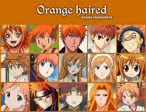 Orange Haired Anime Girl Characters at Alana Mcgovern blog