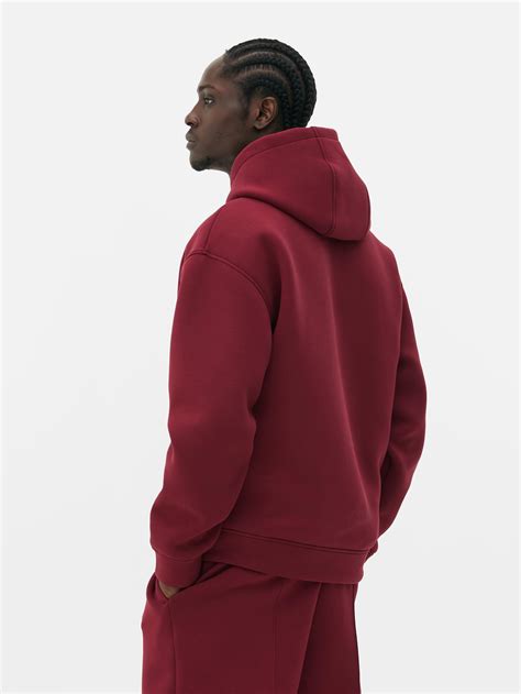 Mens Red Block Colour Hoodie | Primark